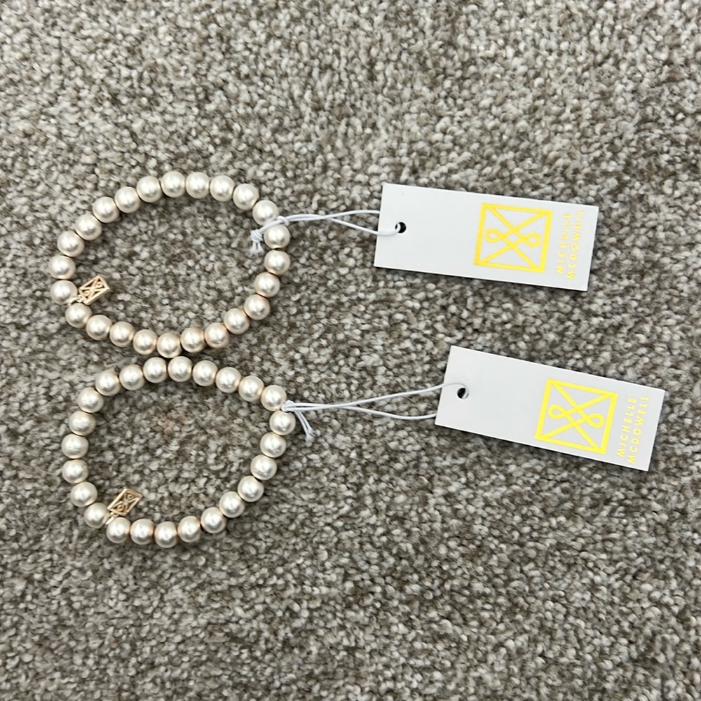 Michelle McDowell Rylan Matte Silver Bracelet